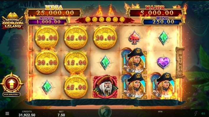 Adventures of Doubloon Island Slot