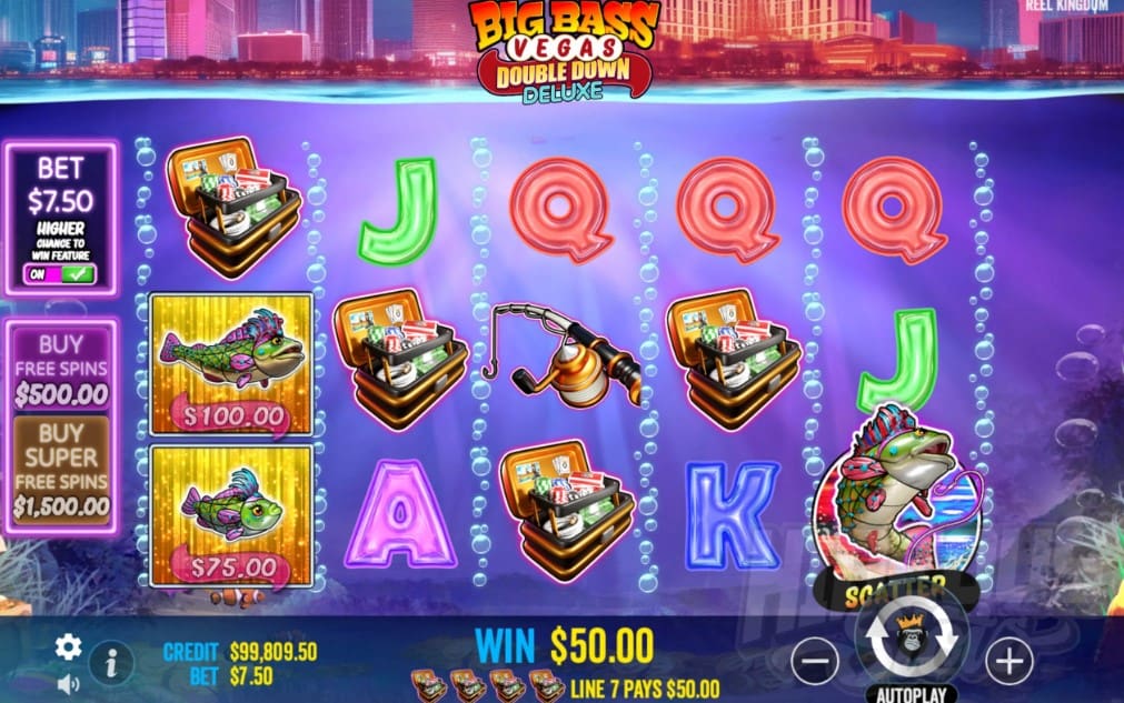Big Bass Vegas Double Down Deluxe Slot