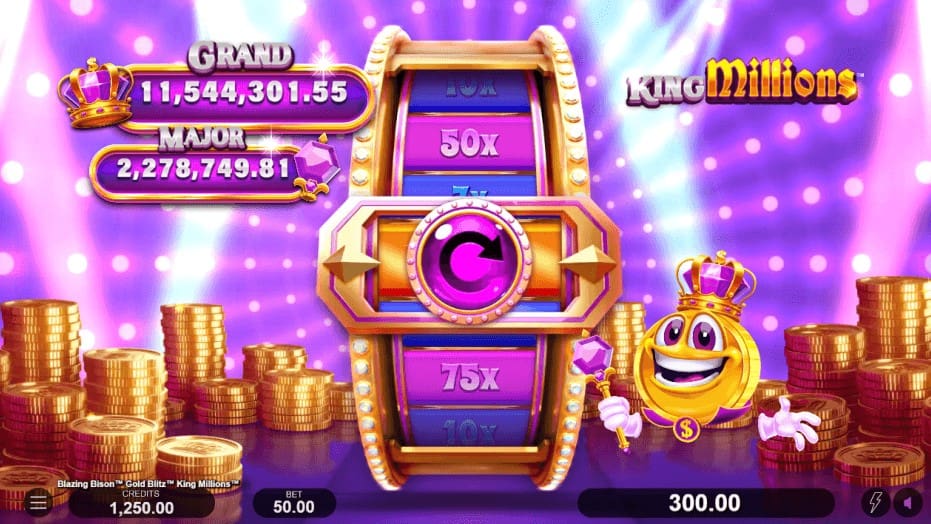 Blazing Bison Gold Blitz King Millions Slot Game