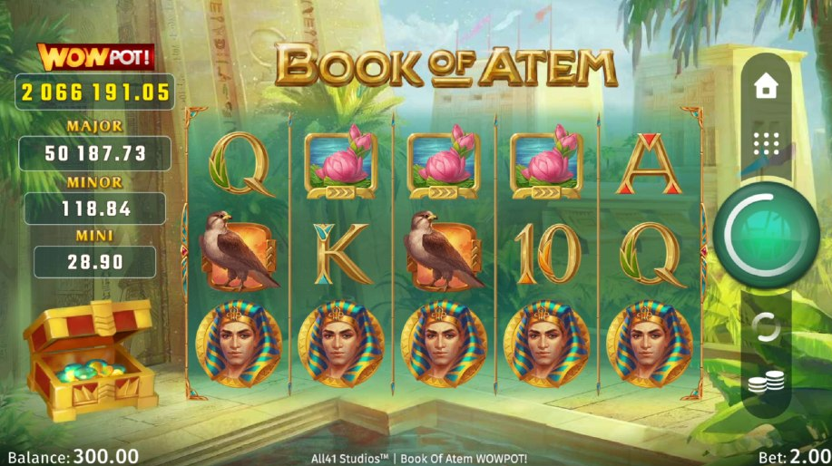 Book of Atem WowPot Slot game Review