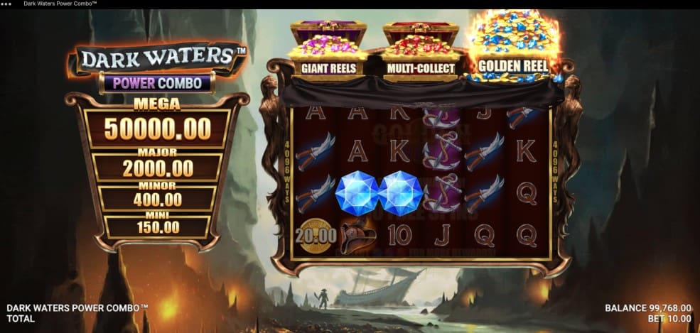 Dark Waters Power Combo slot win