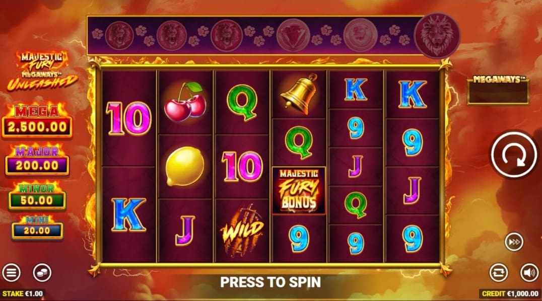 Majestic Fury Megaways Slot Review