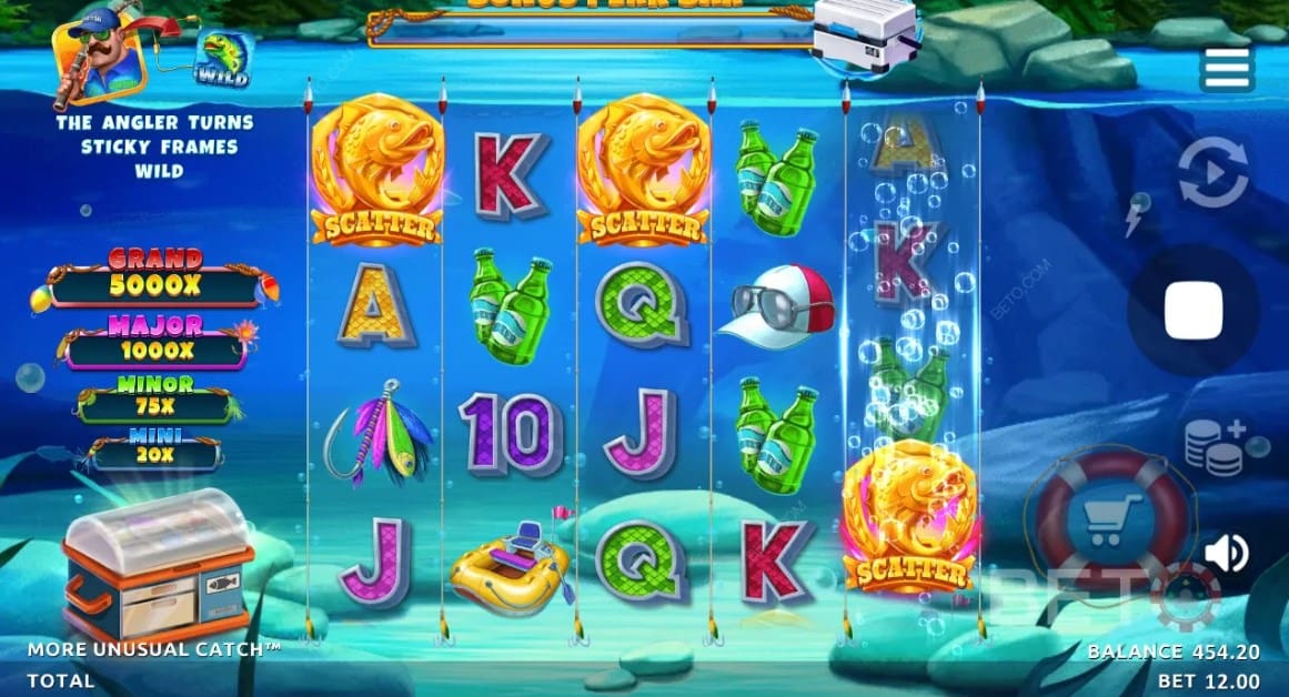 More Unusual Catch slot 1