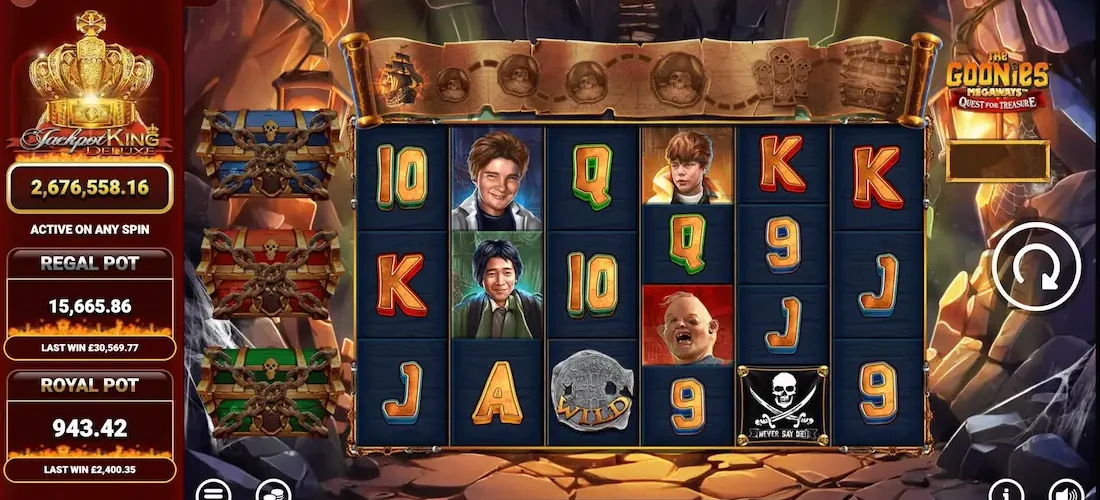 The Goonies Jackpot King Slot