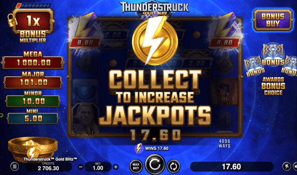 ThunderStruck Gold Blitz Extreme Game