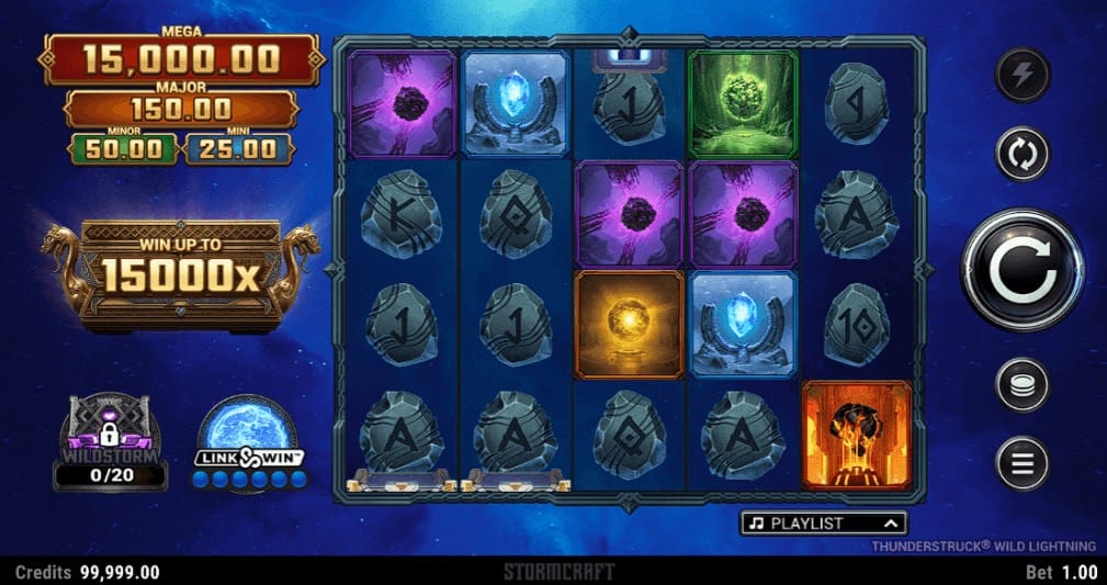 Thunderstruck Wild Lightning slot