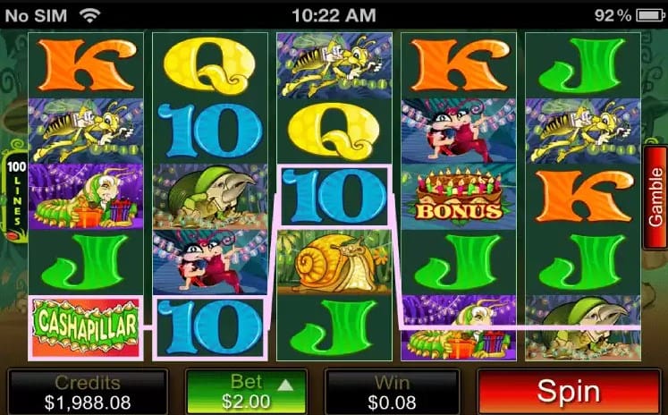 cashapillar slot review