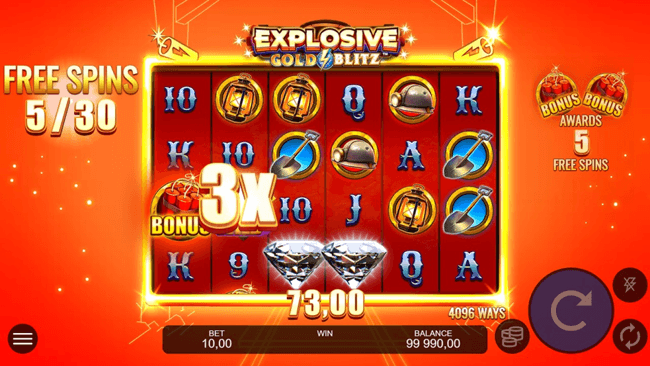 explosive gold blitz slot review