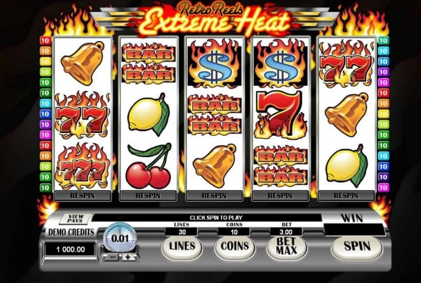 retro reels extreme heat slot